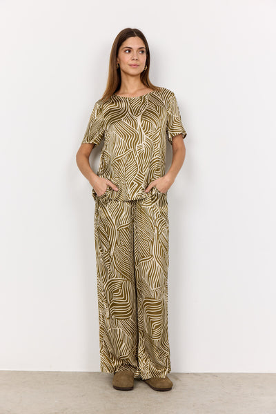 SC-SIGNORA 1 Blouse Olijf