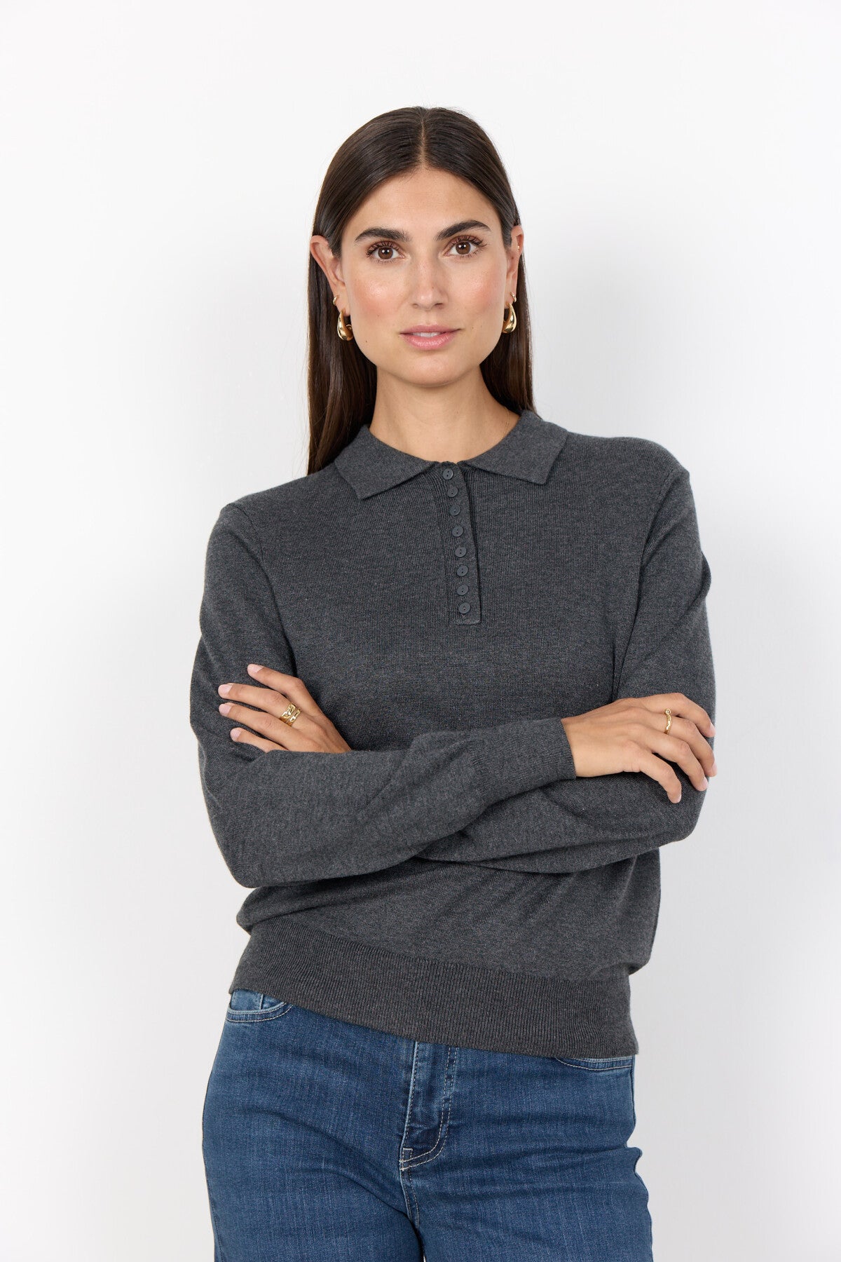 SC-DOLLIE 799 Trui Donkergrijs