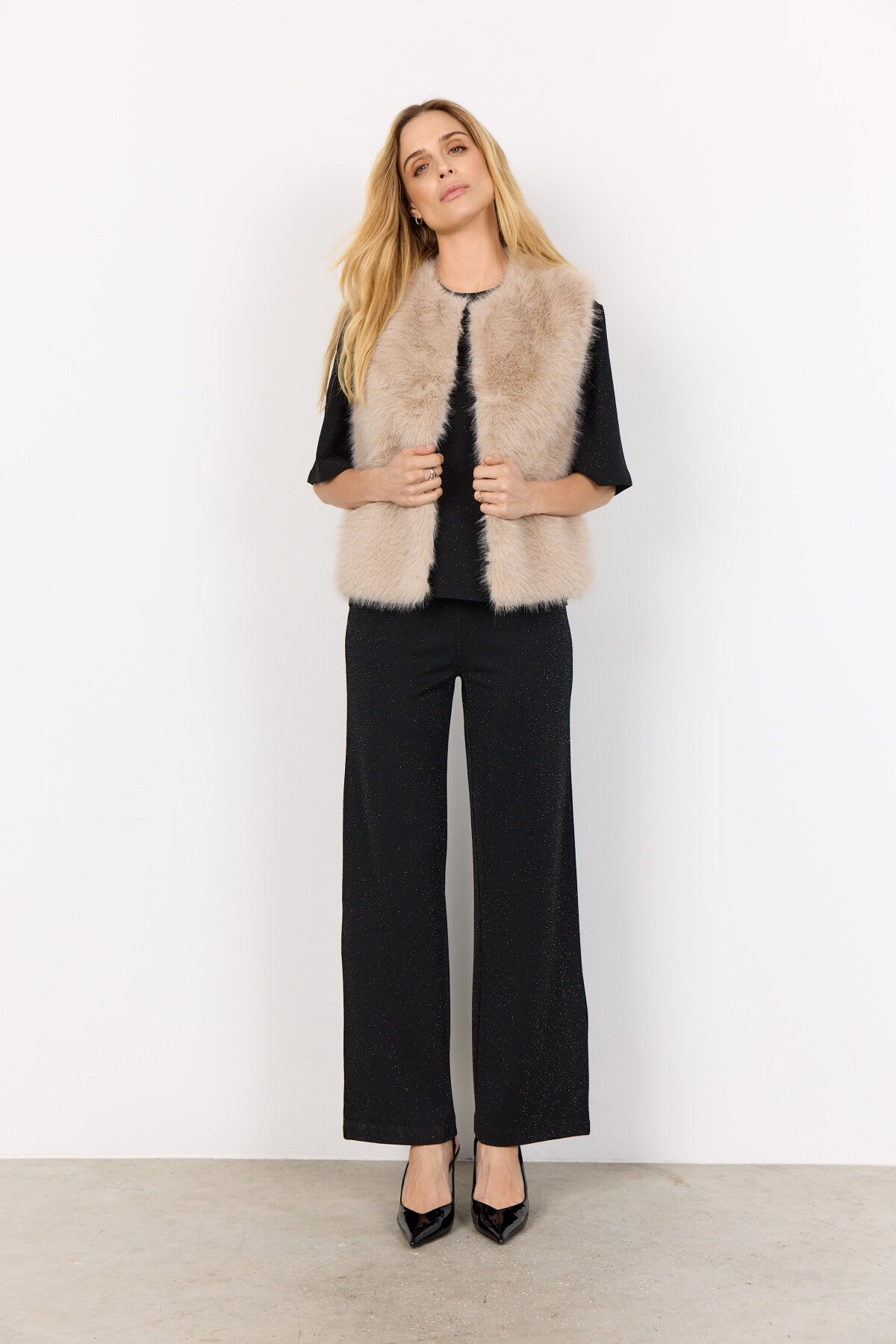 SC-NAIDA 3 Gilet Crème