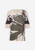 SC-BIARA AOP 158 Blouse Donkergroen