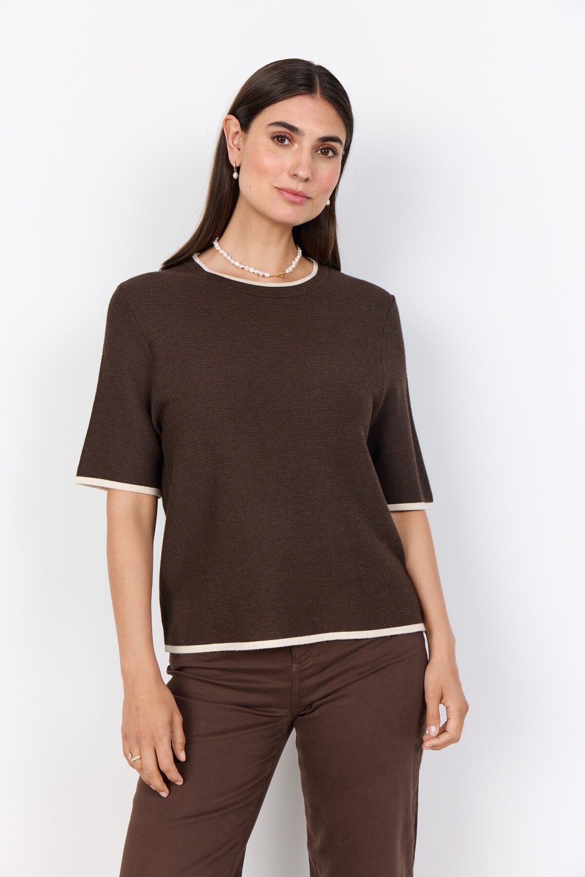 SC-DOLLIE 793 Trui Donkerbruin