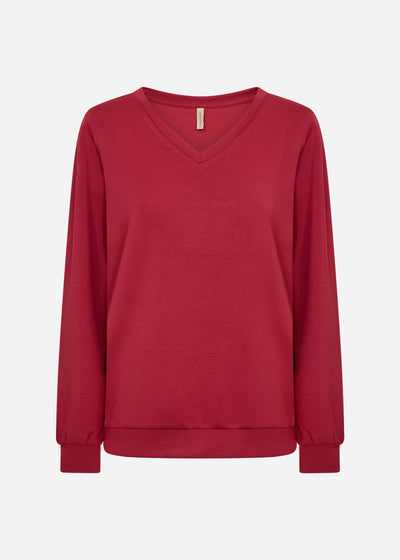 SC-BANU 194 Blouse Donkerrood