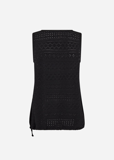 SC-SATINE 1 Top Zwart