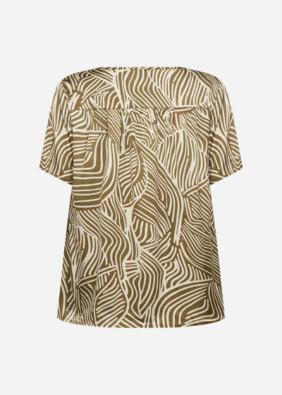 SC-SIGNORA 1 Blouse Olijf
