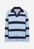 SC-KANITA STRIPE 32 Trui Lichtblauw
