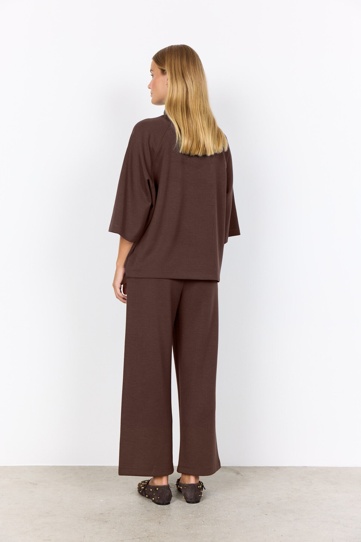 SC-BANU 261 T-shirt Donkerbruin