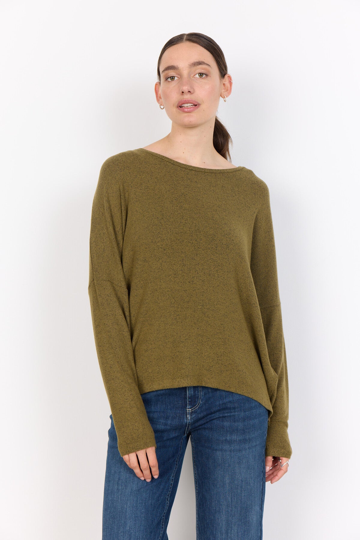 SC-BIARA 1 Blouse Olijf