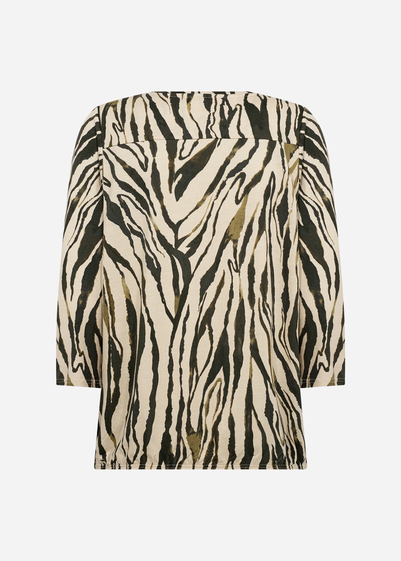 SC-FELICITY AOP 521 Blouse Donkergroen