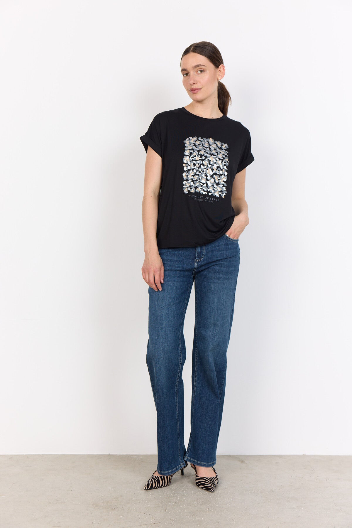 SC-MARICA FP 337 T-shirt Zwart