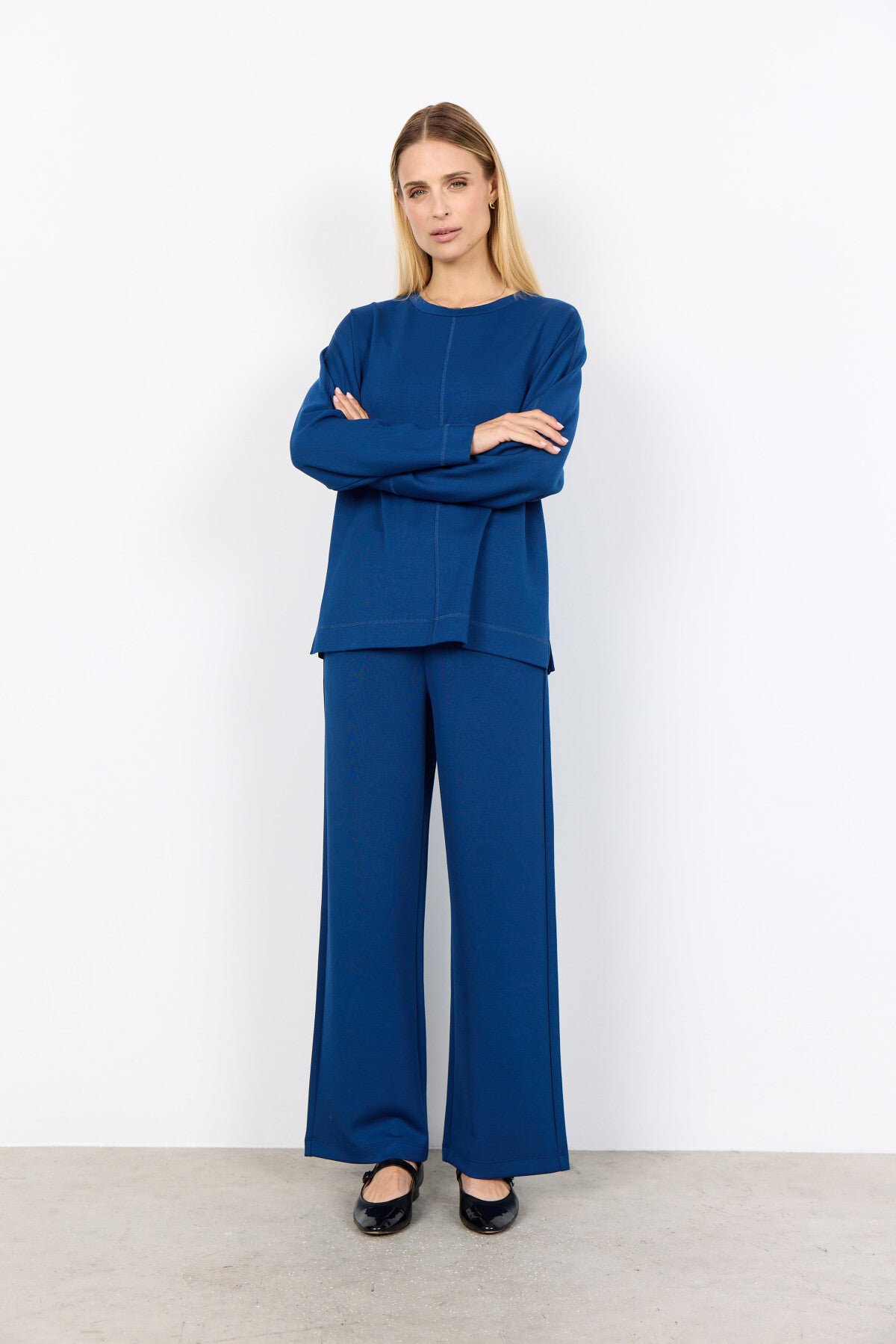 SC-BANU 262 Blouse Donkerblauw