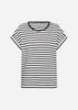 SC-RINA STRIPE 18 T-shirt Zwart
