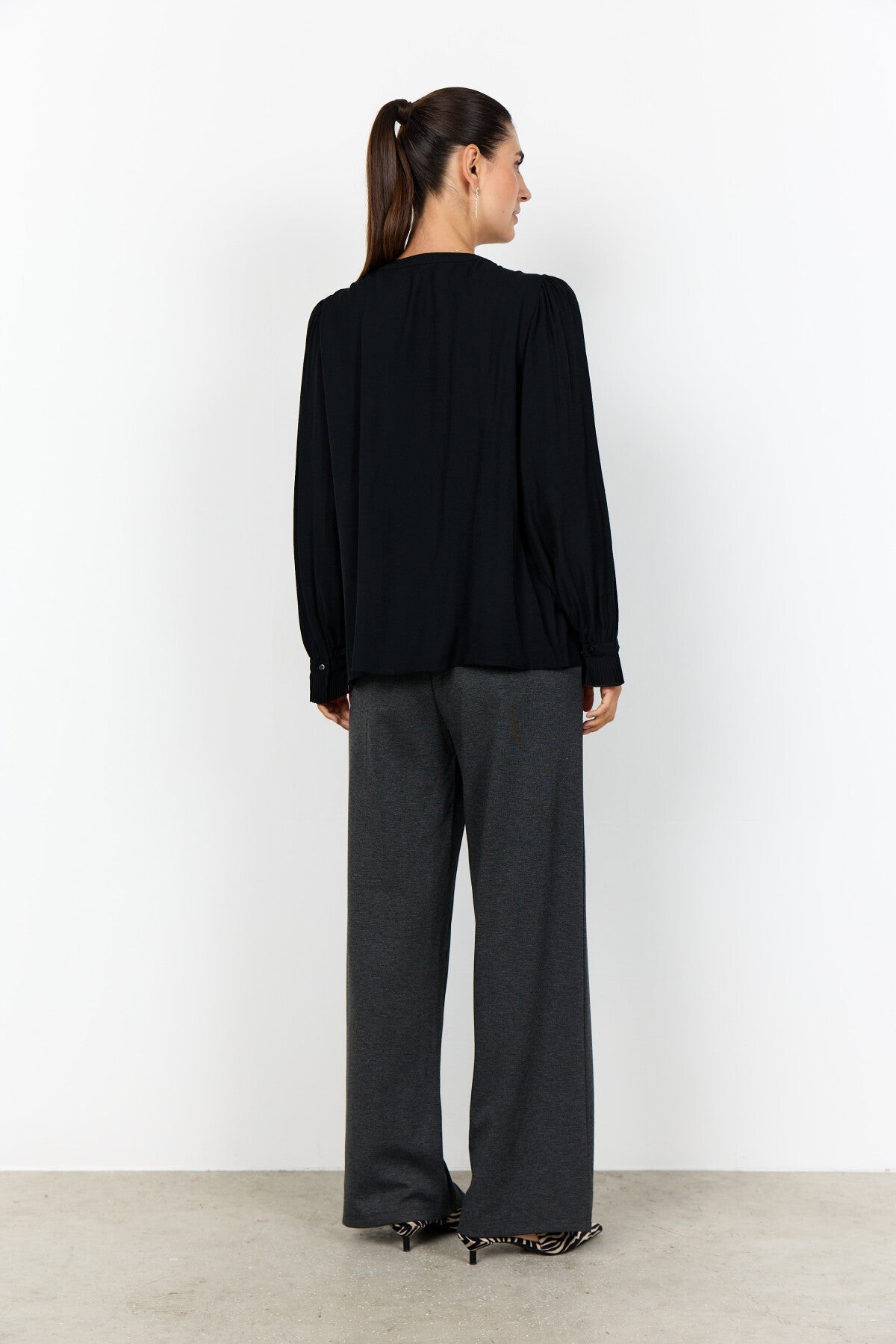 SC-ANISE 2 Shirt Zwart
