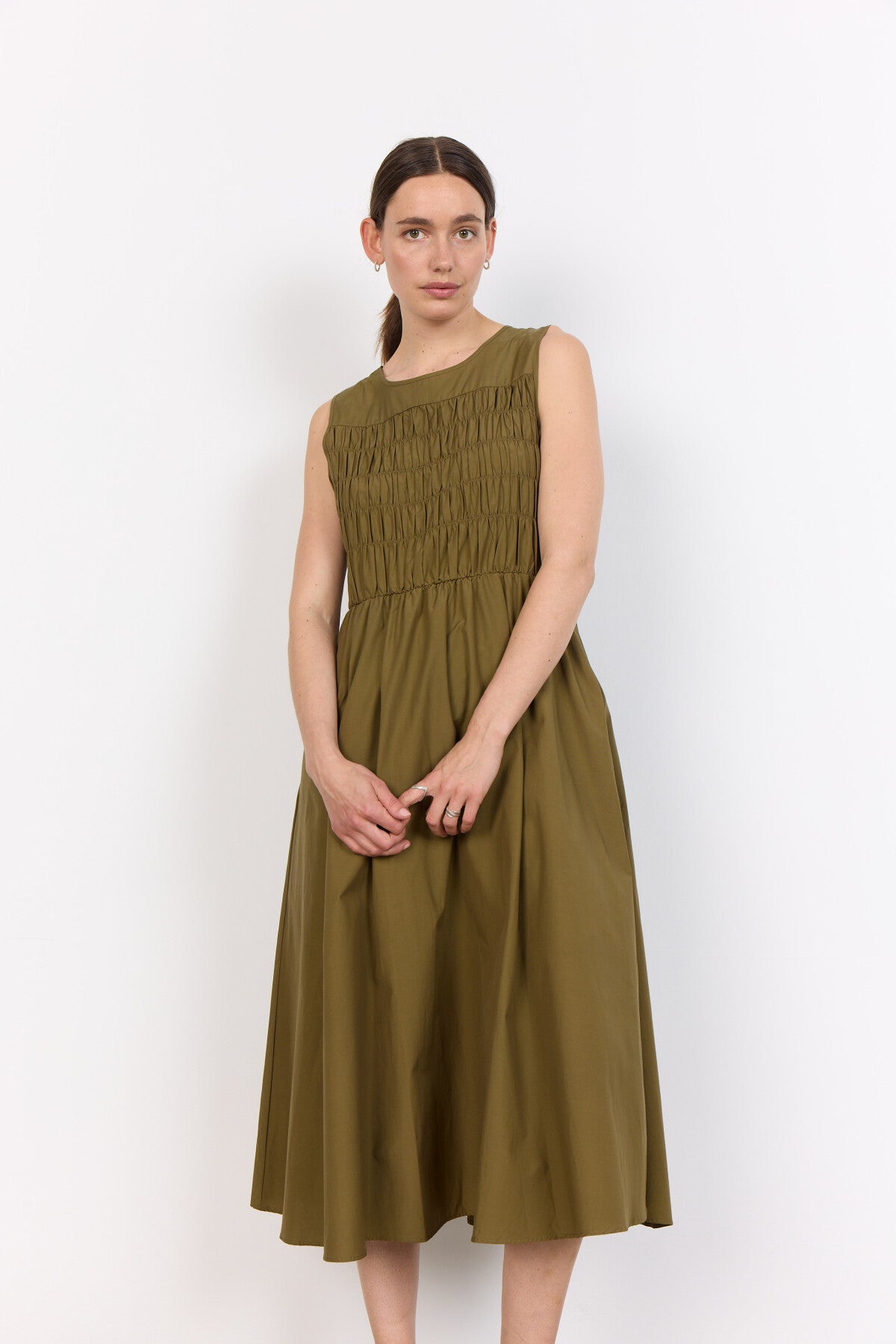 SC-NETTI 107 Jurk Olijf