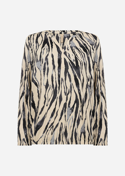 SC-FELICITY AOP 522 Blouse Zwart
