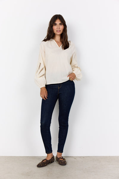 SC-CALISTE 21 Blouse Crème