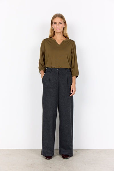 SC-MARICA 338 Blouse Donkergroen