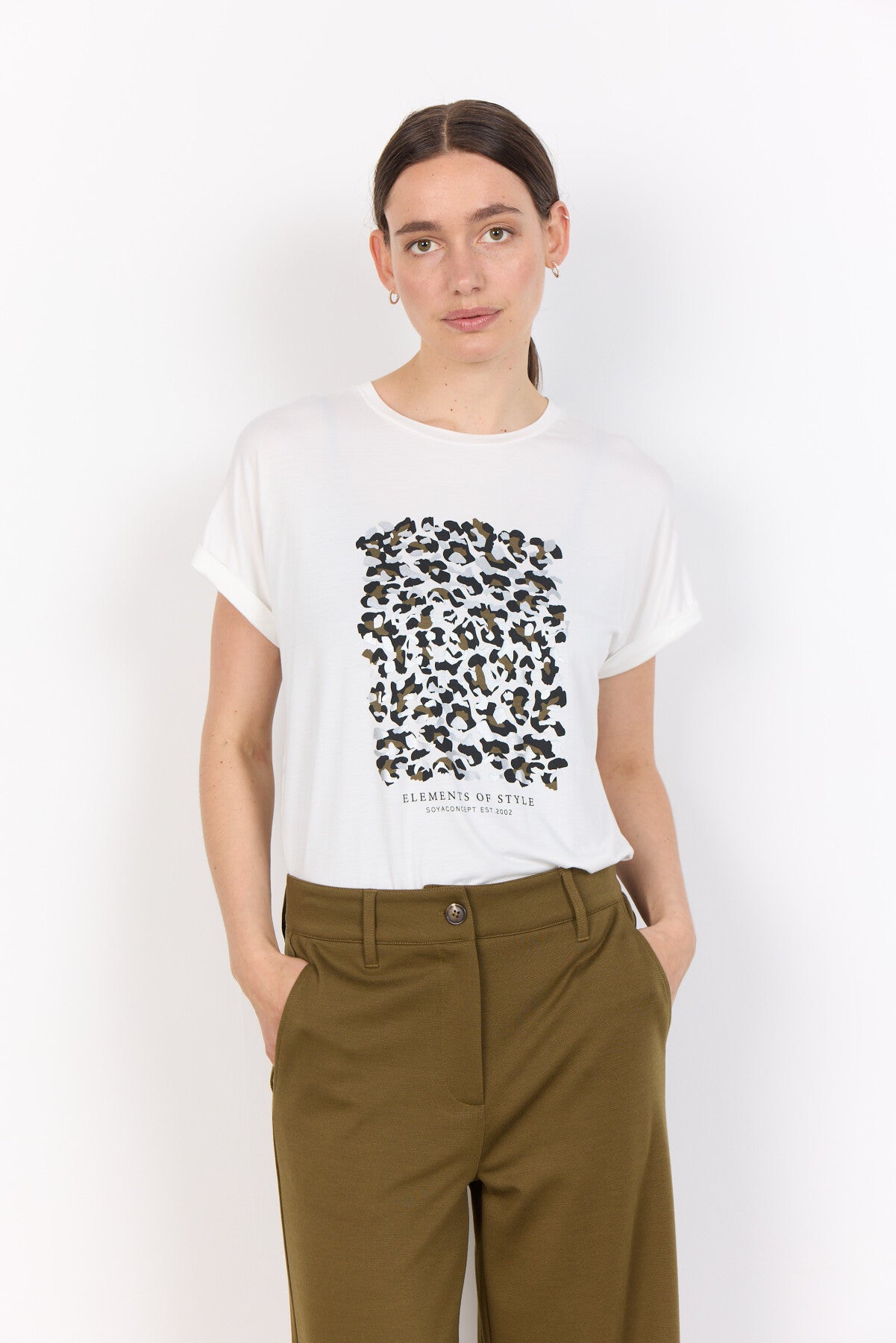 SC-MARICA FP 337 T-shirt Gebroken wit