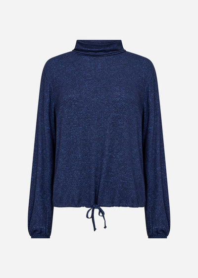 SC-BIARA 147 Blouse Donkerblauw