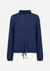 SC-BIARA 147 Blouse Donkerblauw
