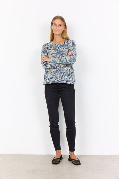 SC-GALINA 63 Blouse Donkerblauw