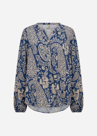 SC-VALGERDA 2 Blouse Donkerblauw