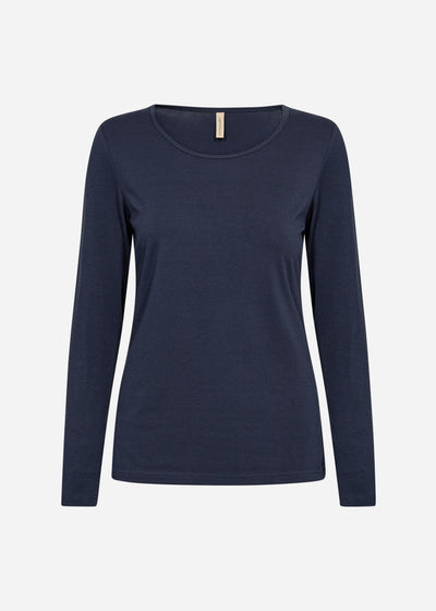 SC-PYLLE 2 T-shirt Donkerblauw