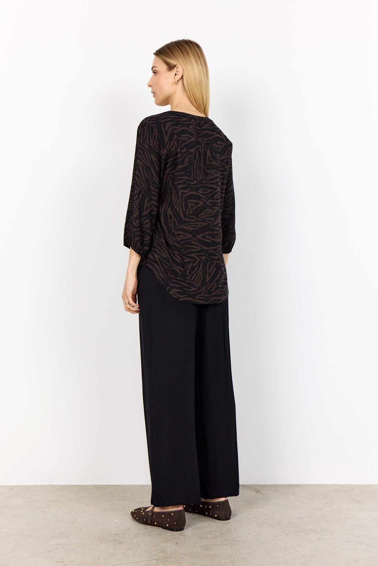 SC-SADE 2 Blouse Donkerbruin