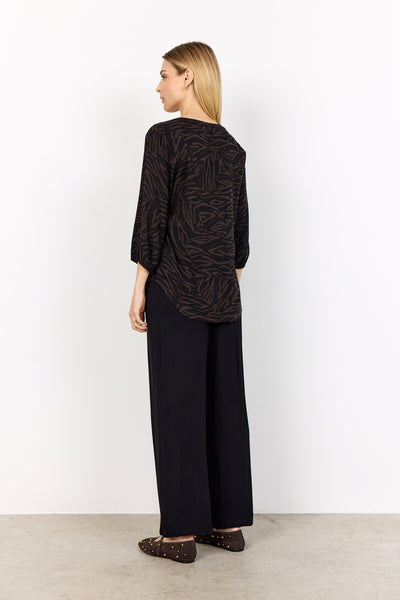 SC-SADE 2 Blouse Donkerbruin