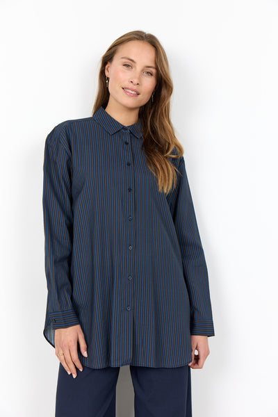 SC-ARIANNE 2 Shirt Donkerblauw