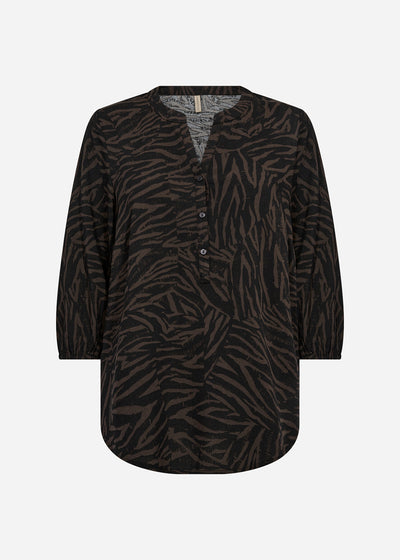 SC-SADE 2 Blouse Donkerbruin