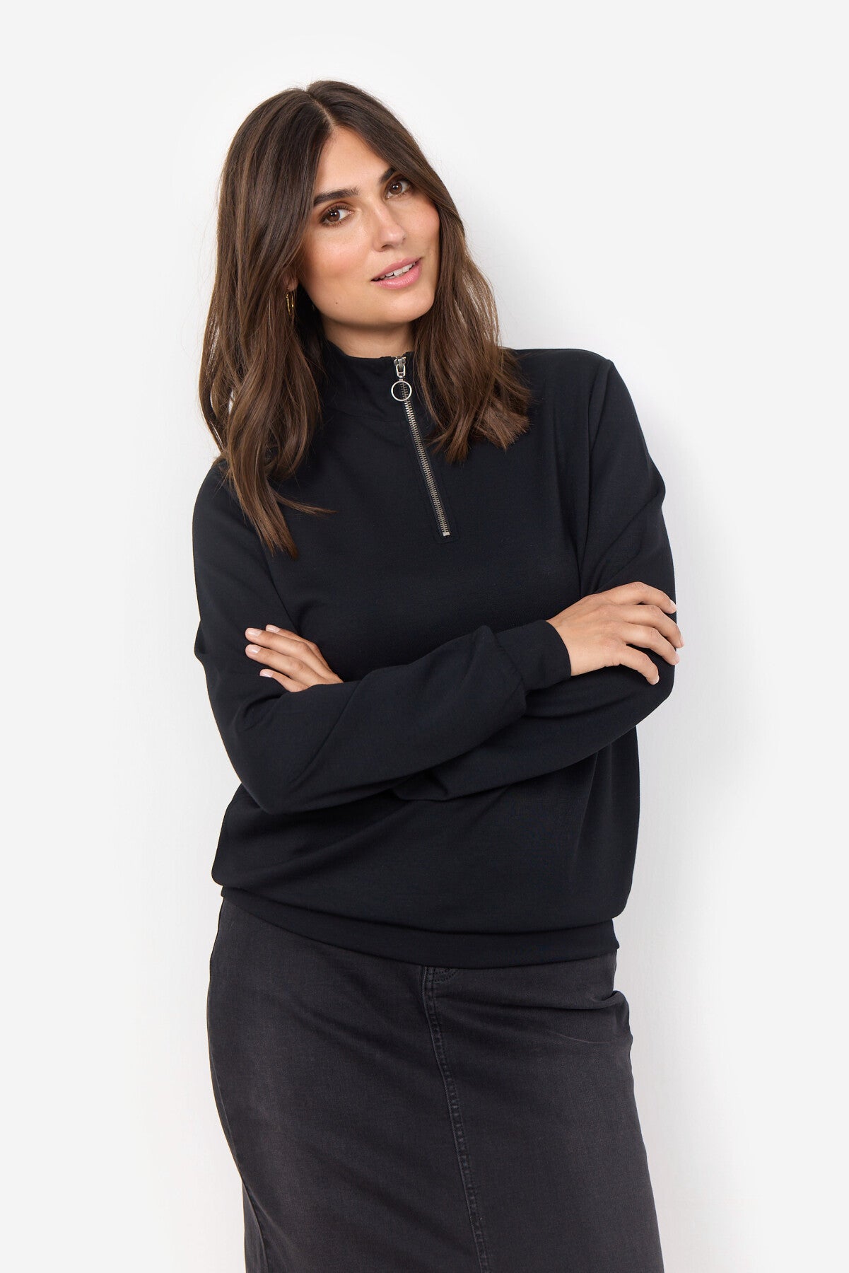 SC-BANU 187 Sweatshirt Zwart