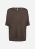 SC-BIARA 96 Blouse Donkerbruin