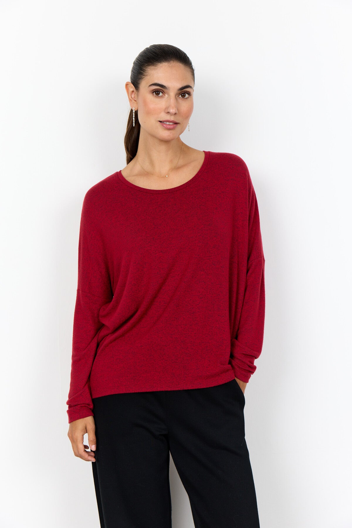 SC-BIARA 1 Blouse Rood