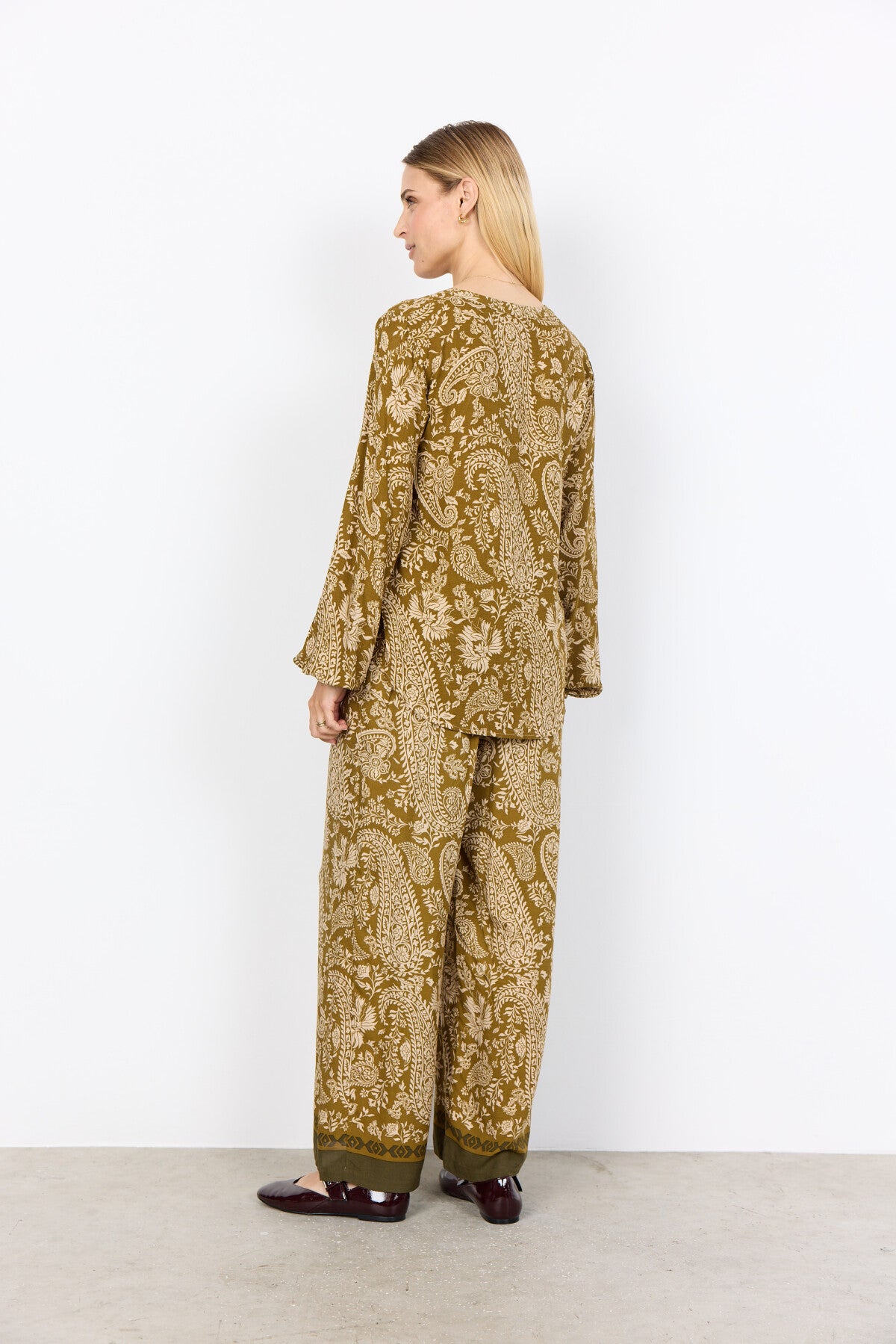 SC-VALGERDA 2 Blouse Donkergroen