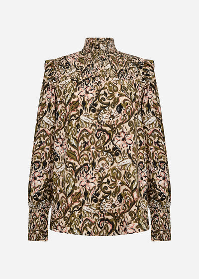SC-VAVA 2 Blouse Donkergroen