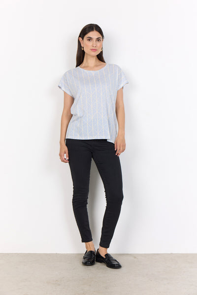 SC-FELICITY AOP 513 T-shirt Lichtblauw