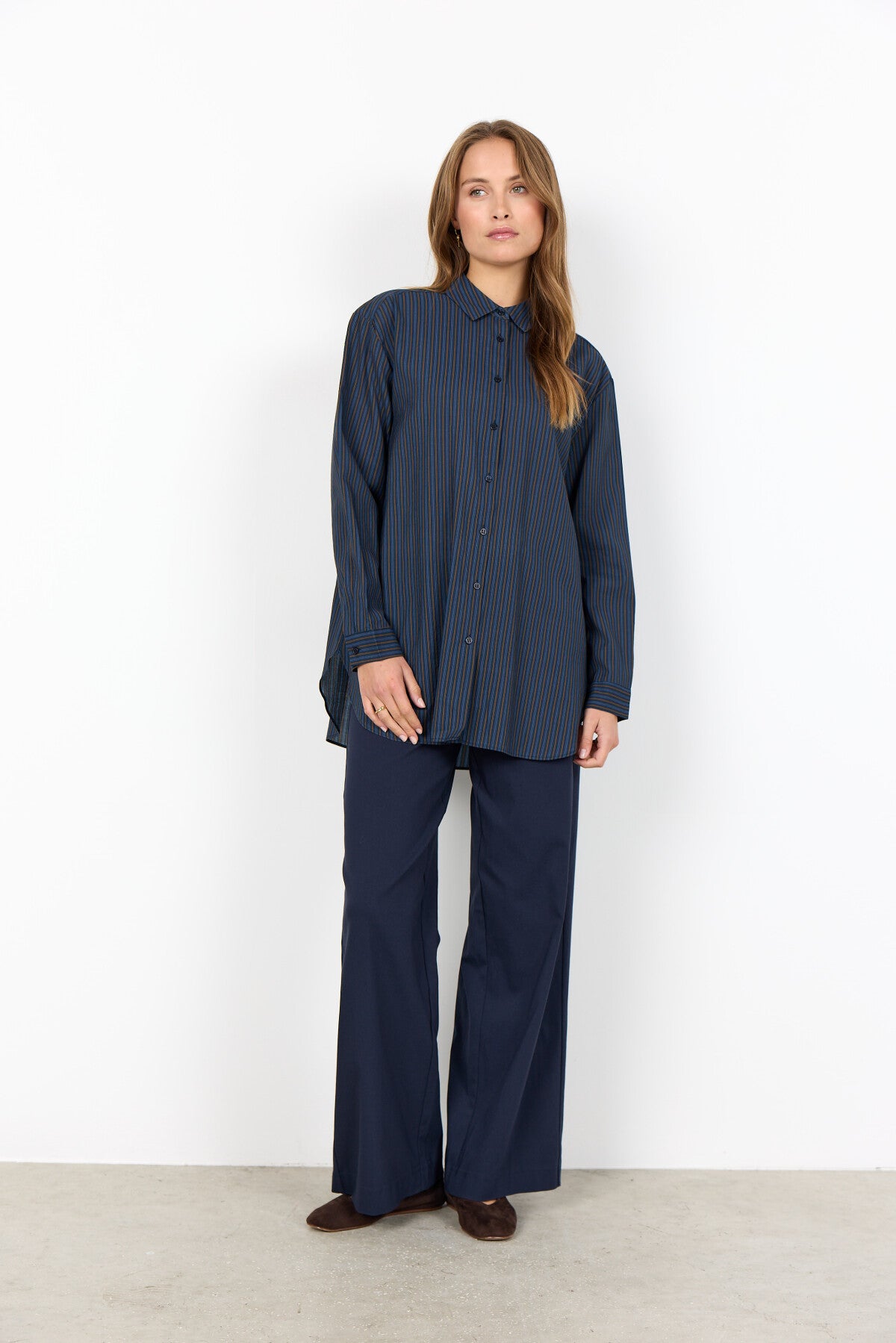 SC-ARIANNE 2 Shirt Donkerblauw