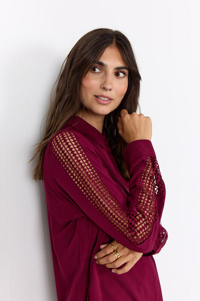 SC-RADIA 223 Shirt Bordeaux