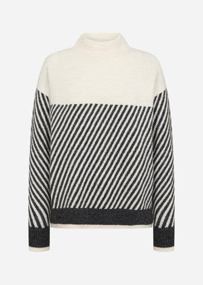 SC-NESSIE STRIPE 71 Trui Crème