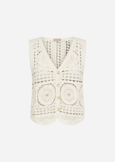 SC-SIDSEL 1 Gilet Crème
