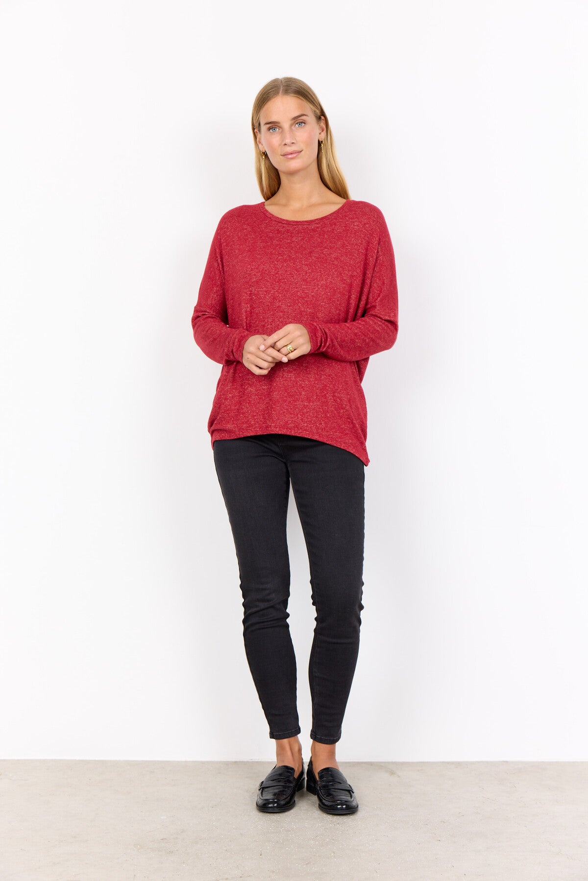 SC-BIARA 1 Blouse Rood