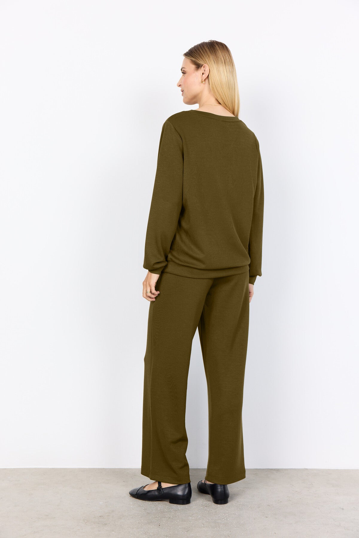 SC-BANU 194 Blouse Donkergroen