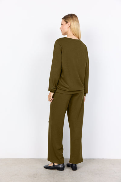 SC-BANU 194 Blouse Donkergroen