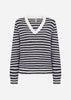 SC-REMONE STRIPE 42 Trui Navy