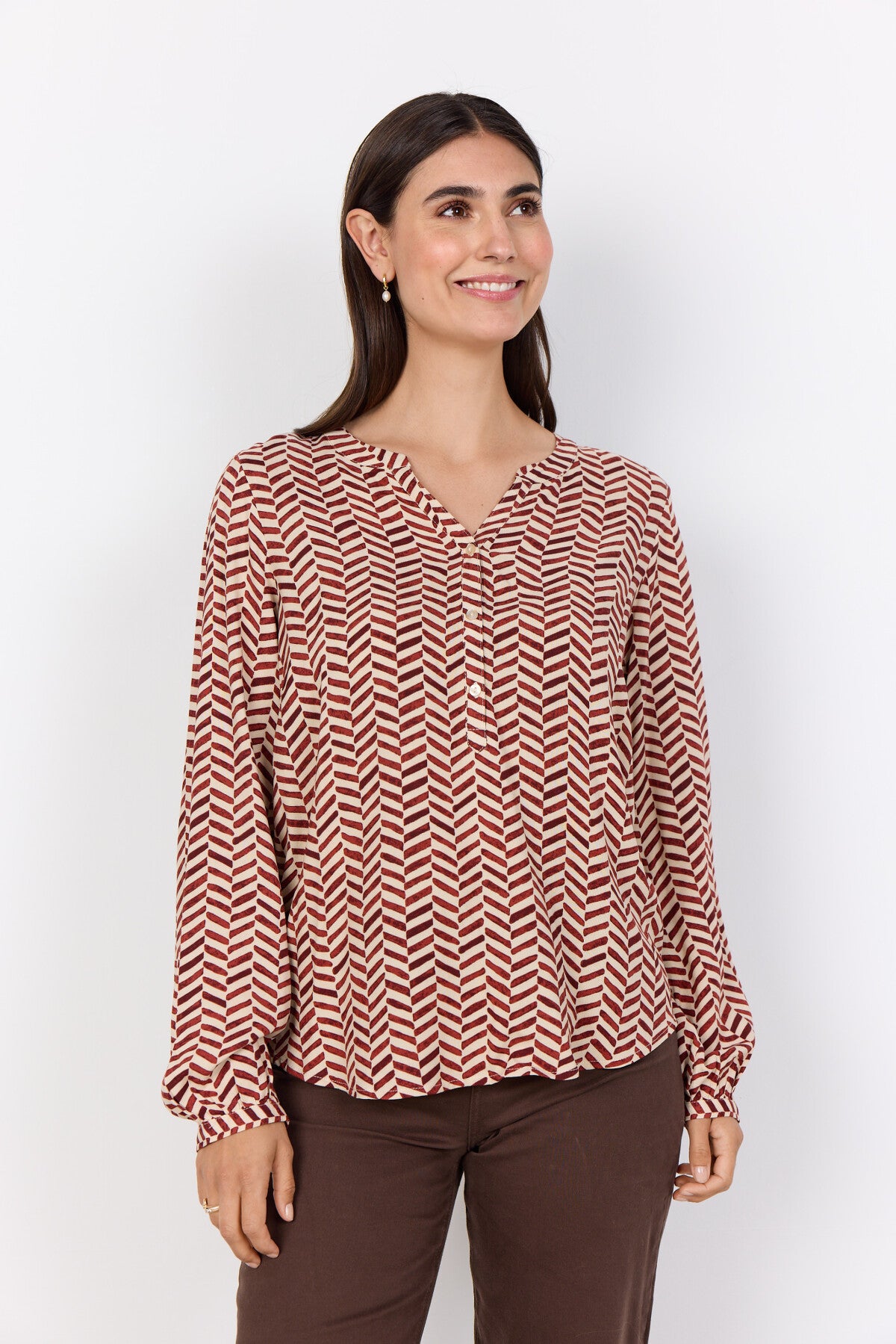 SC-SELIA 2 Blouse Roestrode