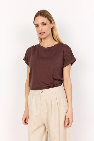 SC-MARICA 336 T-shirt Donkerbruin