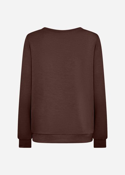SC-BANU 194 Blouse Donkerbruin