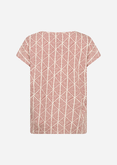 SC-FELICITY AOP 513 T-shirt Roestrode