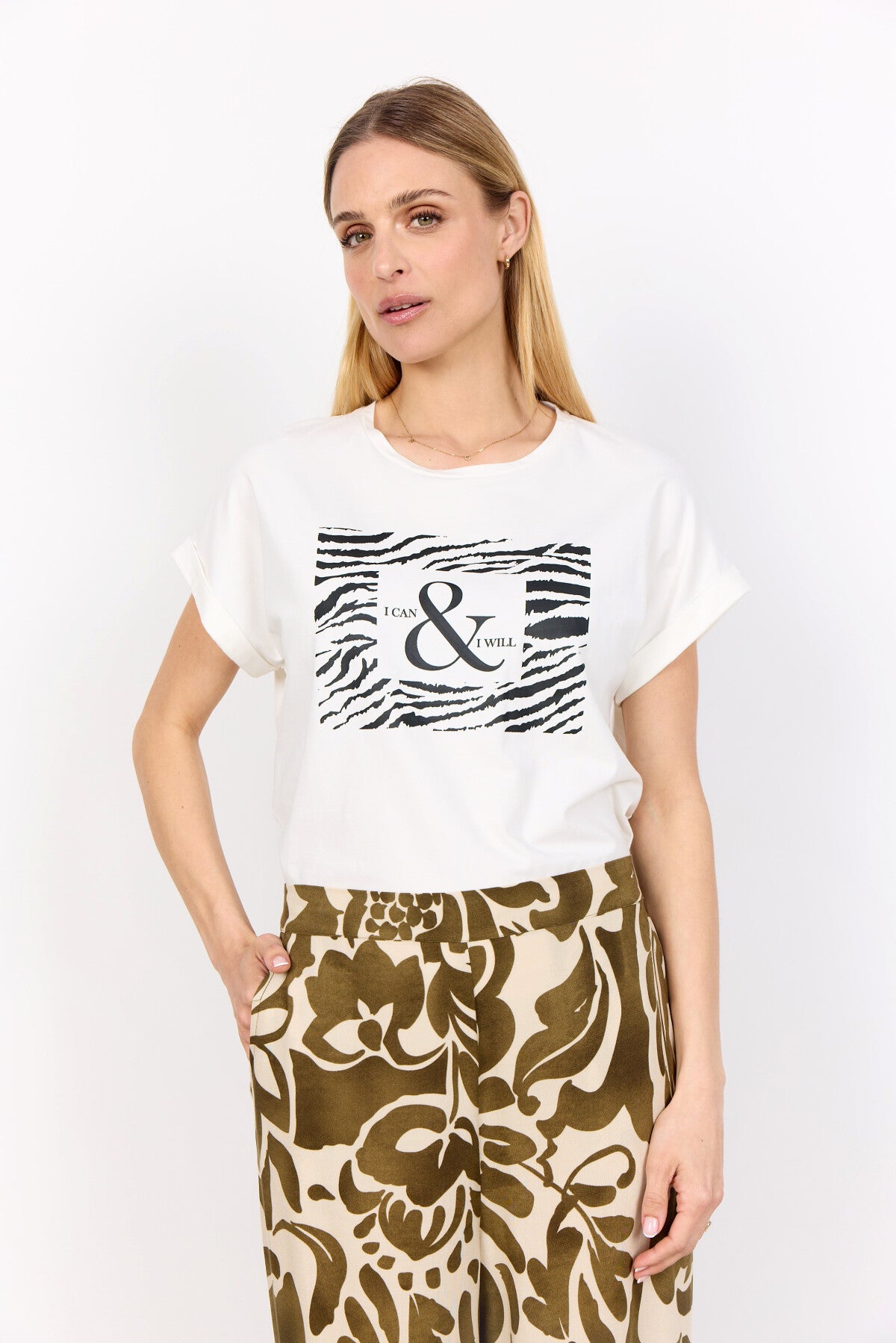 SC-RINA FP 7 T-shirt Gebroken wit