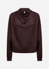 SC-BANU 351 Blouse Donkere pruim